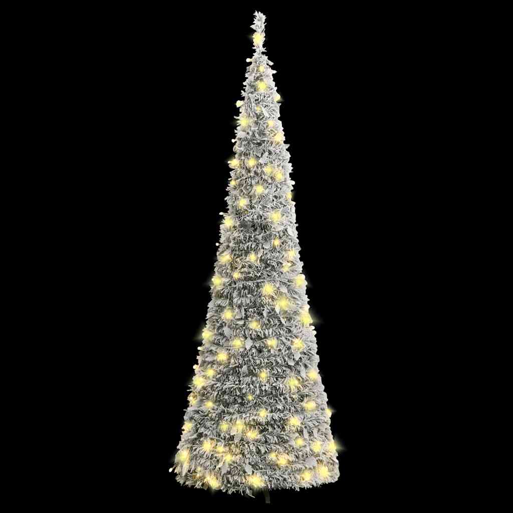 Vidaxl Kunstkerstboom Pop-up avec neige 200 LED 210 cm