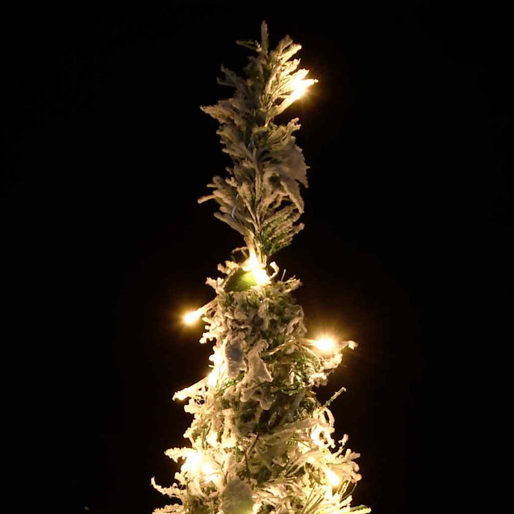 Vidaxl Kunstkerstboom Pop-up avec neige 200 LED 210 cm