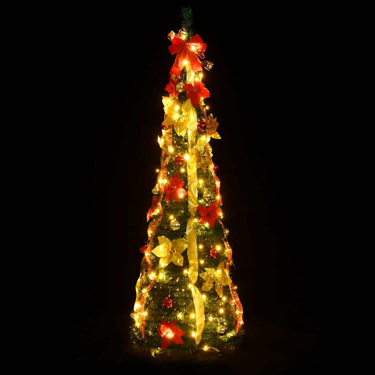 Vidaxl Kunstkerstboom pop-up 50 LEDS 120 cm vert