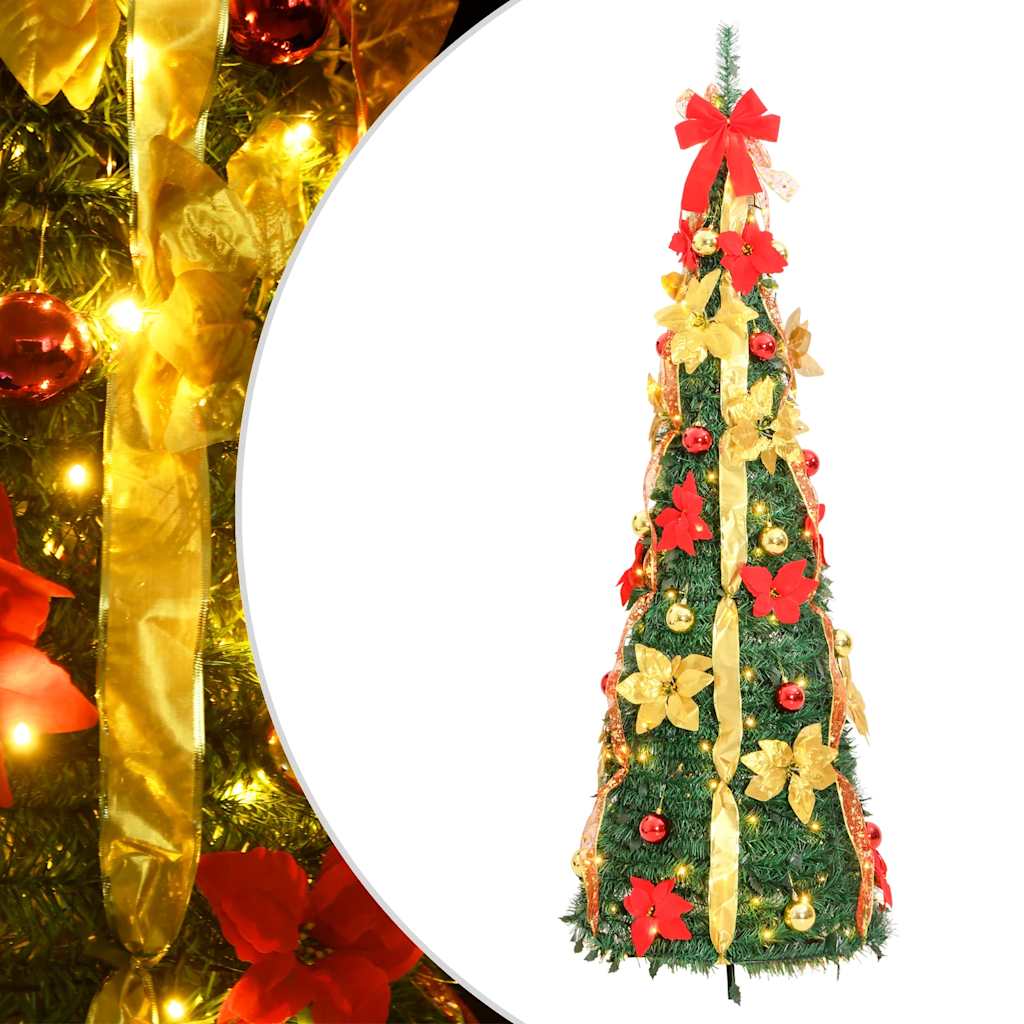 Vidaxl Kunstkerstboom pop-up 100 LEDS 150 cm vert