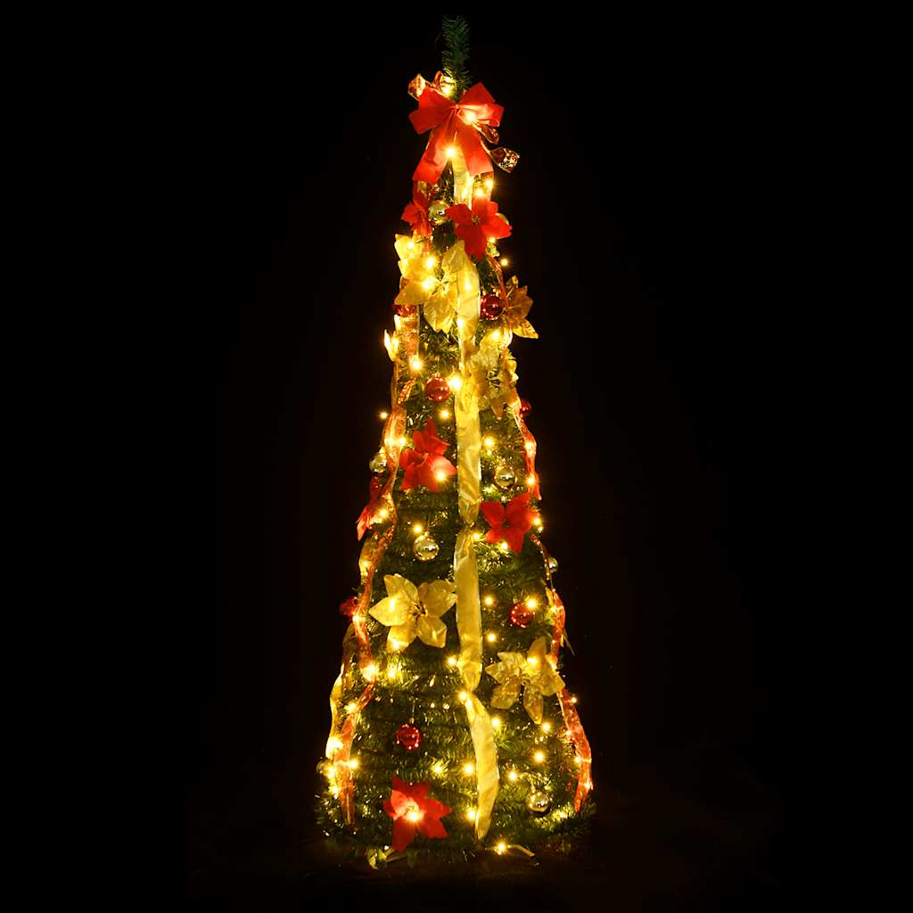 Vidaxl Kunstkerstboom pop-up 100 LEDS 150 cm vert