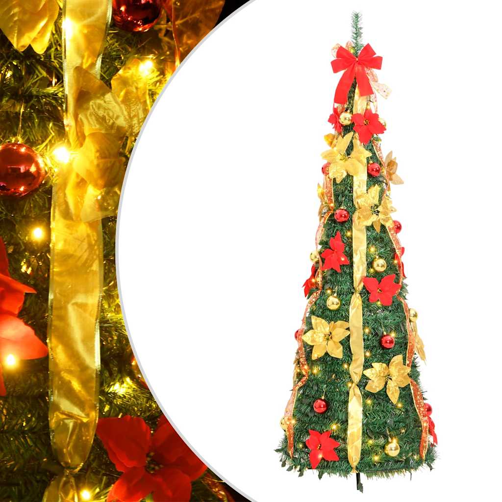 Vidaxl Kunstkerstboom Pop-up 150 LEDS 180 cm vert