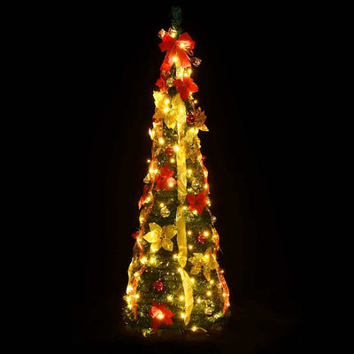 Vidaxl Kunstkerstboom Pop-up 150 LEDS 180 cm vert