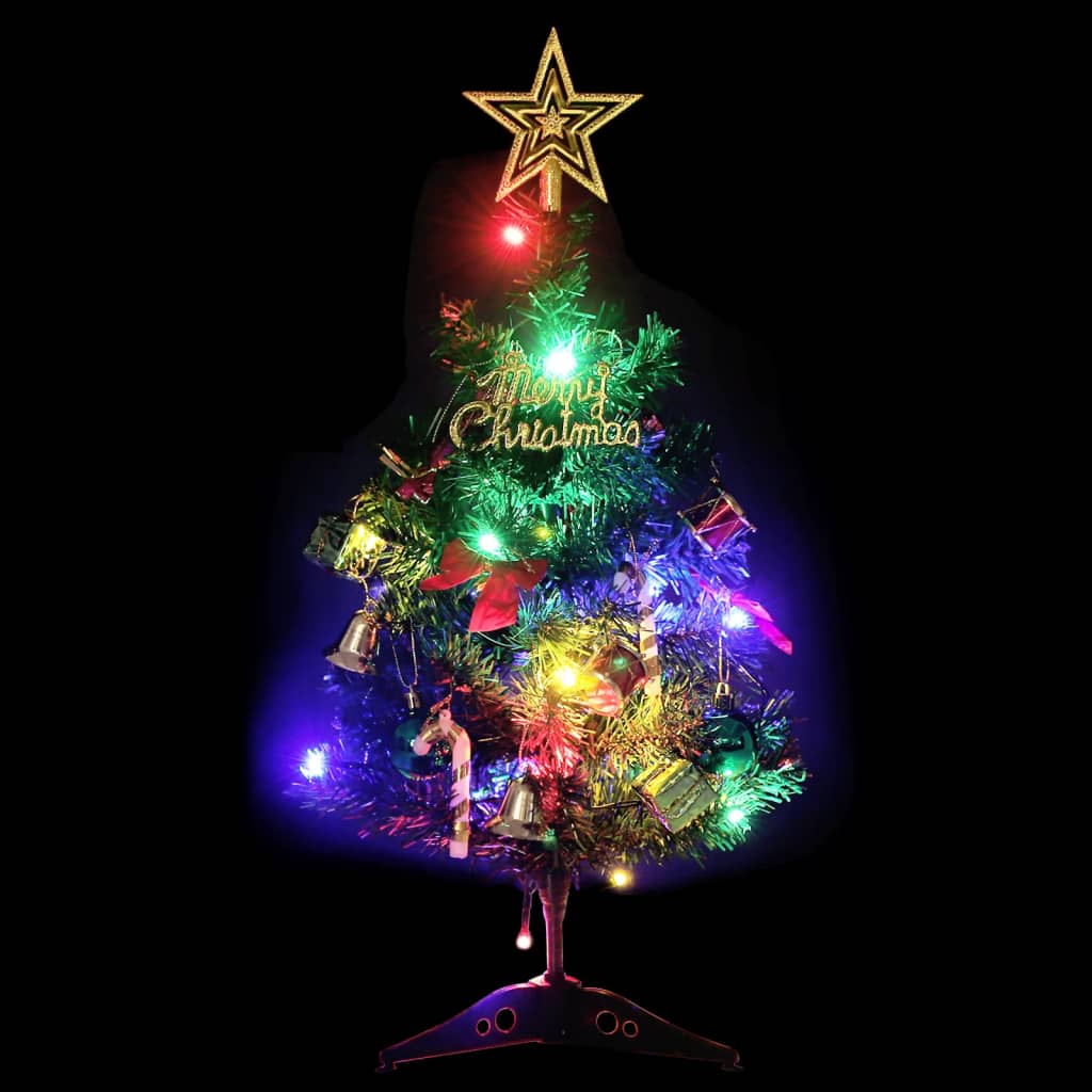 Vidaxl kunstkerstboom avec l'éclairage mini 20 LEDS 45 cm vert