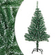 Vidaxl kunstkerstboom avec neige de 150 cm vert
