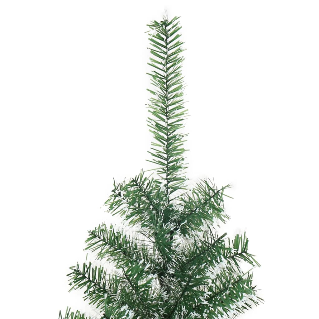 Vidaxl kunstkerstboom avec neige de 150 cm vert