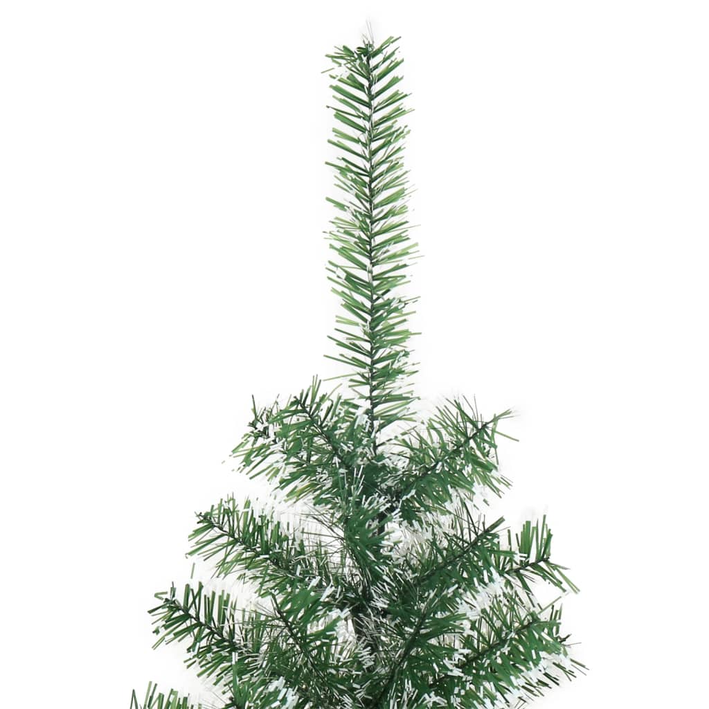 Vidaxl kunstkerstboom avec neige 240 cm vert