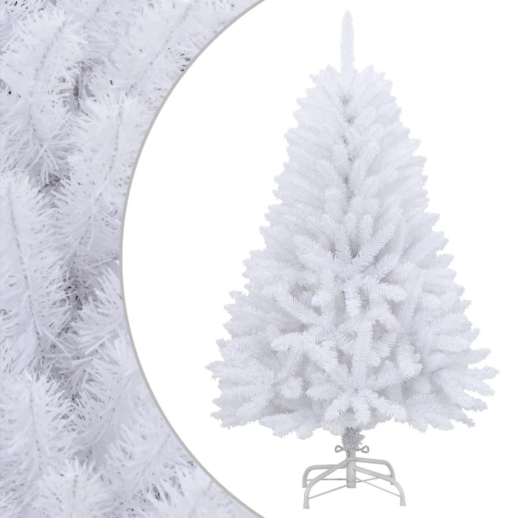 Vidaxl Kunstkerstboom avec des charnières et 120 cm standard blanc