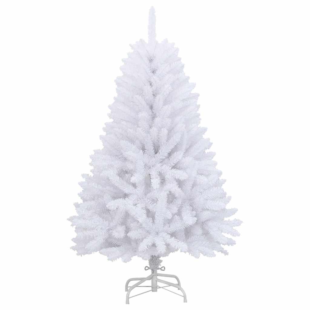 Vidaxl Kunstkerstboom avec des charnières et 120 cm standard blanc