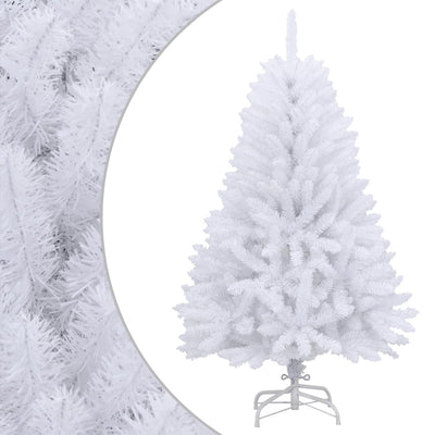 Vidaxl Kunstkerstboom avec des charnières et 150 cm standard blanc