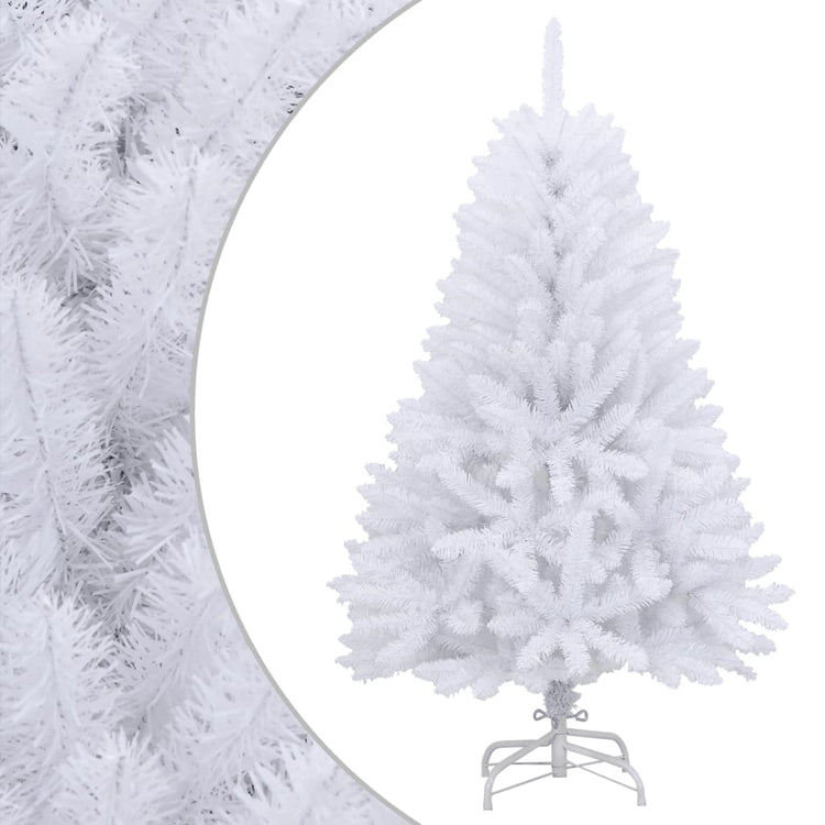 Vidaxl Kunstkerstboom avec des charnières et 150 cm standard blanc