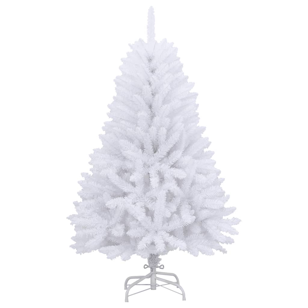 Vidaxl Kunstkerstboom avec des charnières et 150 cm standard blanc
