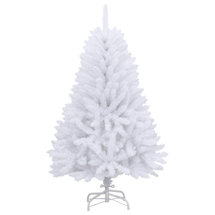 Vidaxl Kunstkerstboom avec des charnières et 150 cm standard blanc