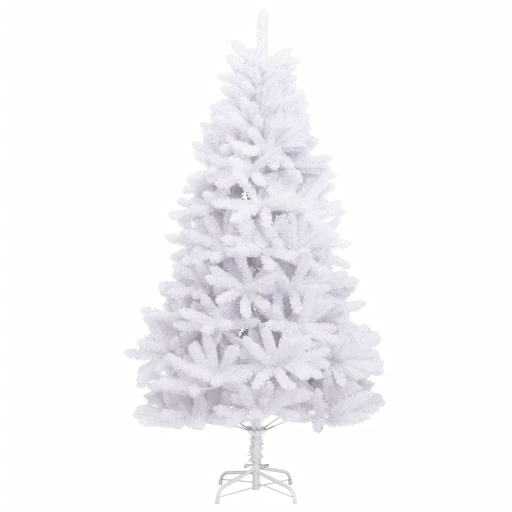 Vidaxl kunstkerstboom avec charnières avec 240 cm standard blanc