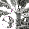 Vidaxl kunstkerstboom avec des charnières et neige 120 cm
