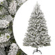 Vidaxl kunstkerstboom avec des charnières et neige 270 cm