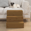 Vidaxl Escalier pour animaux de compagnie 40x37.5x35 cm en pin massif brun