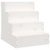 Vidaxl Escalier pour animaux de compagnie 40x49x47 cm en pin massif blanc