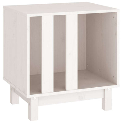 Vidaxl Dog Loft 50x40x52 cm Pine solide blanc