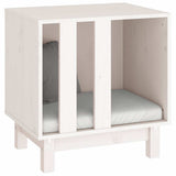 Vidaxl Dog Loft 50x40x52 cm Pine solide blanc - afbeelding 3