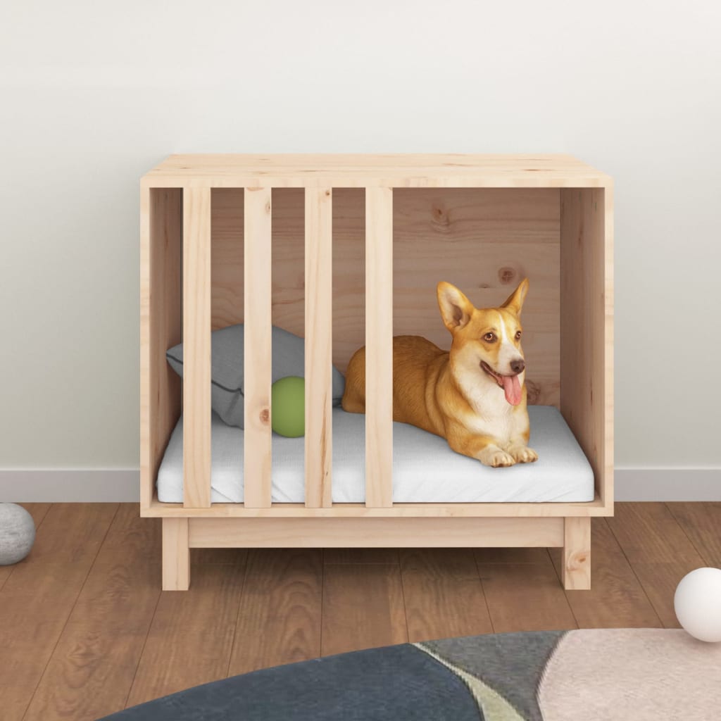 Vidaxl Dog Loft 70x50x62 cm Pine solide