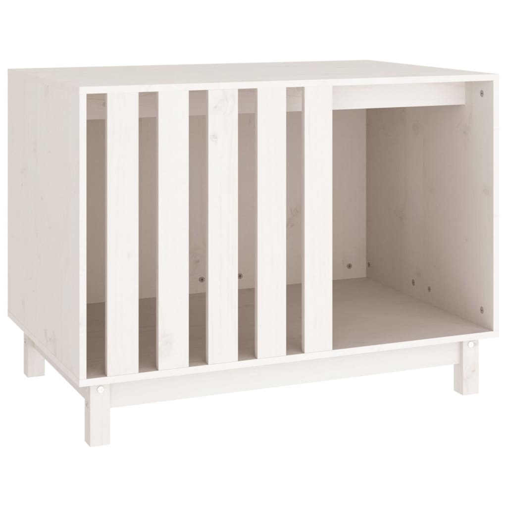 Vidaxl Dog Loft 90x60x67 cm Pine solide blanc