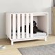 Vidaxl Dog Loft 90x60x67 cm Pine solide blanc