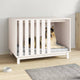 Vidaxl Dog Loft 100x70x72 cm Pine solide blanc