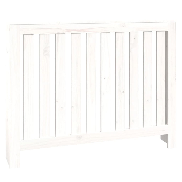 Construction de radiotorom vidaxl 108.5x19x84 cm Pine solide blanc