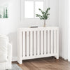 Construction de radiotorom vidaxl 108.5x19x84 cm Pine solide blanc