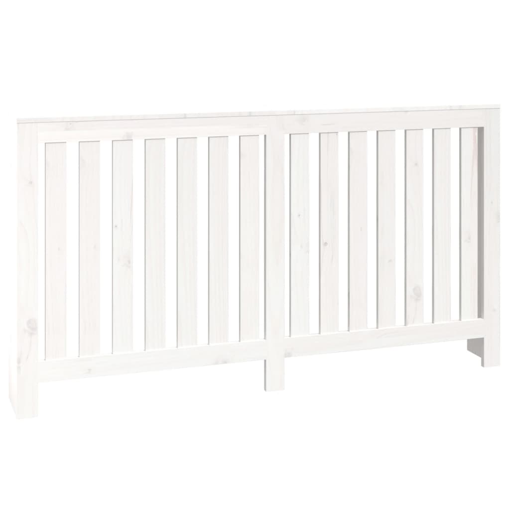 Construction de radiatorom vidaxl 153x19x84 cm en pin solide blanc