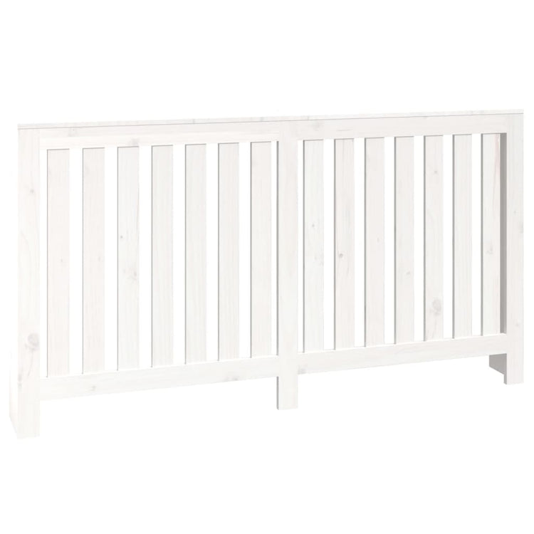 Construction de radiatorom vidaxl 153x19x84 cm en pin solide blanc