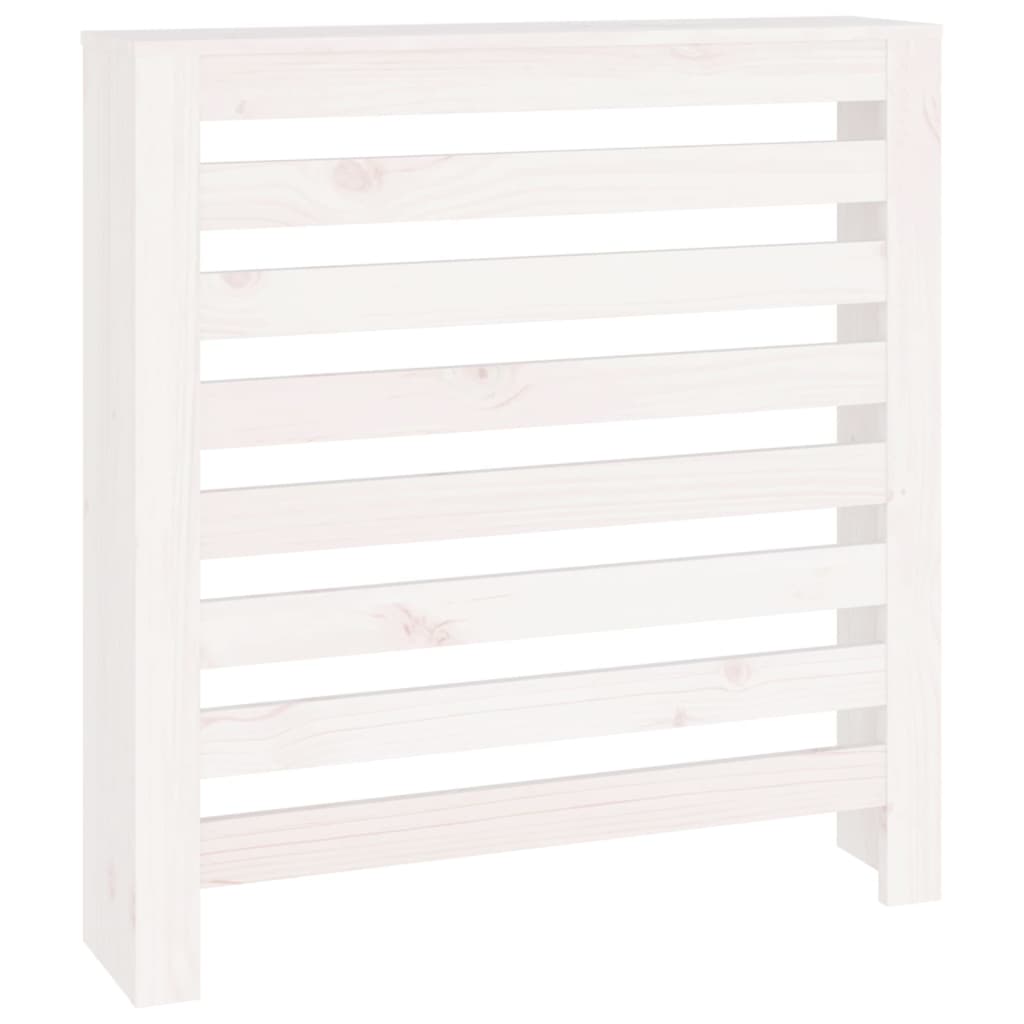 Construction de radiotorom vidaxl 79.5x19x84 cm Pine solide blanc