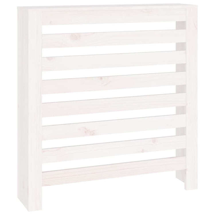 Construction de radiotorom vidaxl 79.5x19x84 cm Pine solide blanc