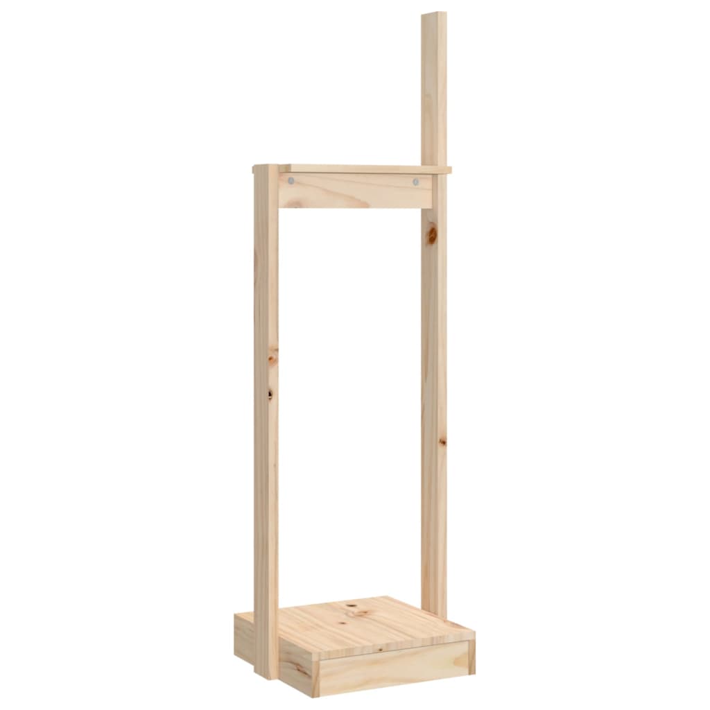 Porte-bloc de bois Vidaxl 33.5x30x110 cm