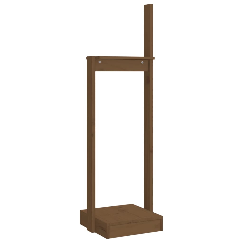 Porte-bloc de bois vidaxl 33.5x30x110 cm