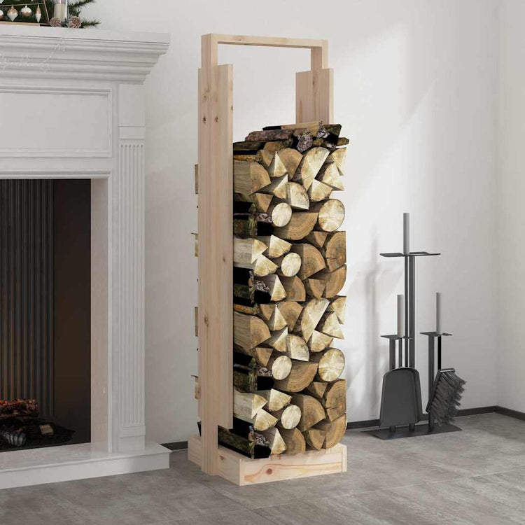 Porte-bloc de bois Vidaxl 33.5x30x110 cm