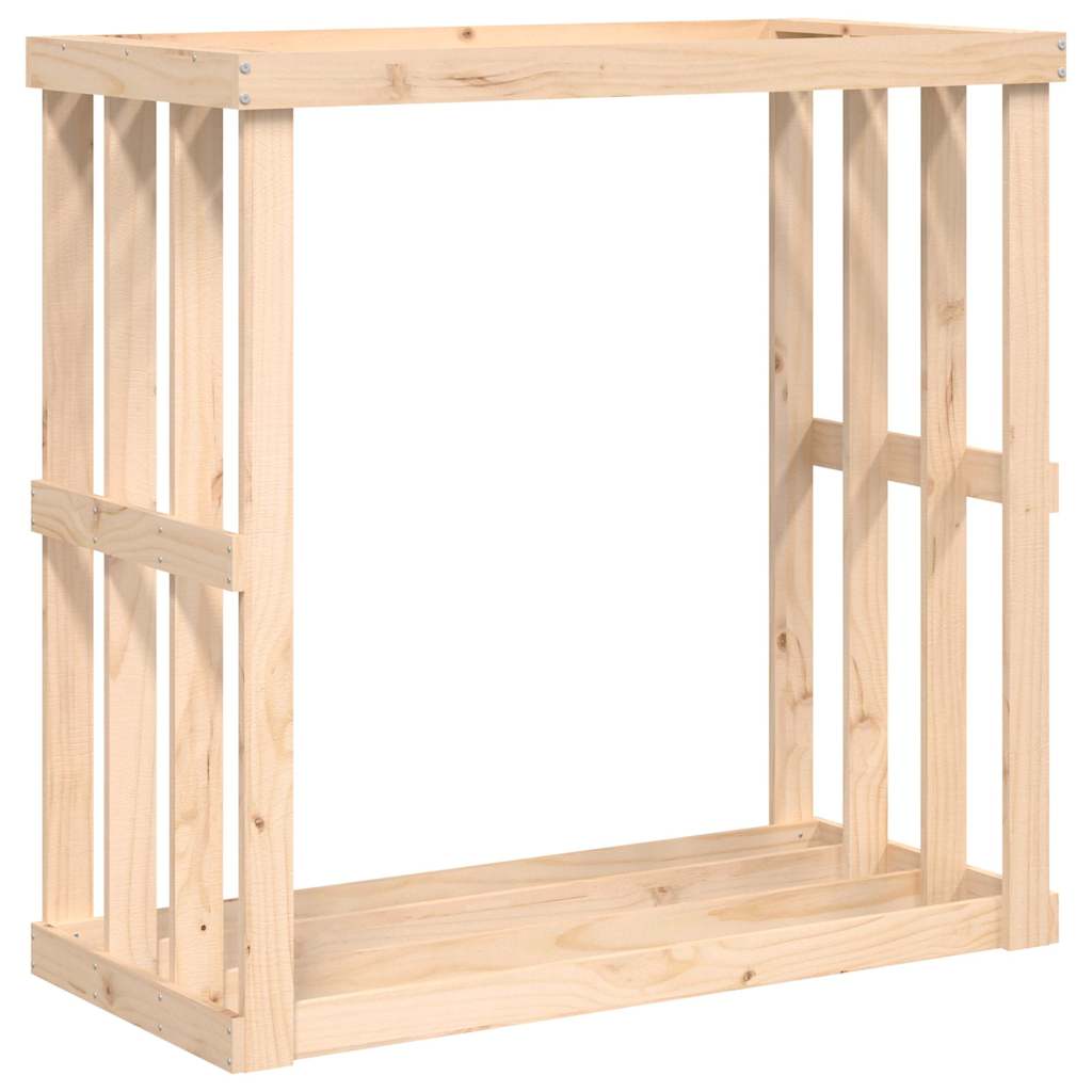 Vidaxxl porte-bûches 108x52x106 cm bois de pin massif