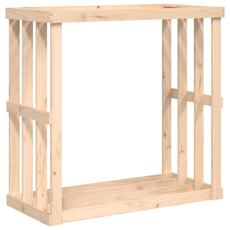 Vidaxxl porte-bûches 108x52x106 cm bois de pin massif