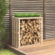 Vidaxxl porte-bûches 108x52x106 cm bois de pin massif