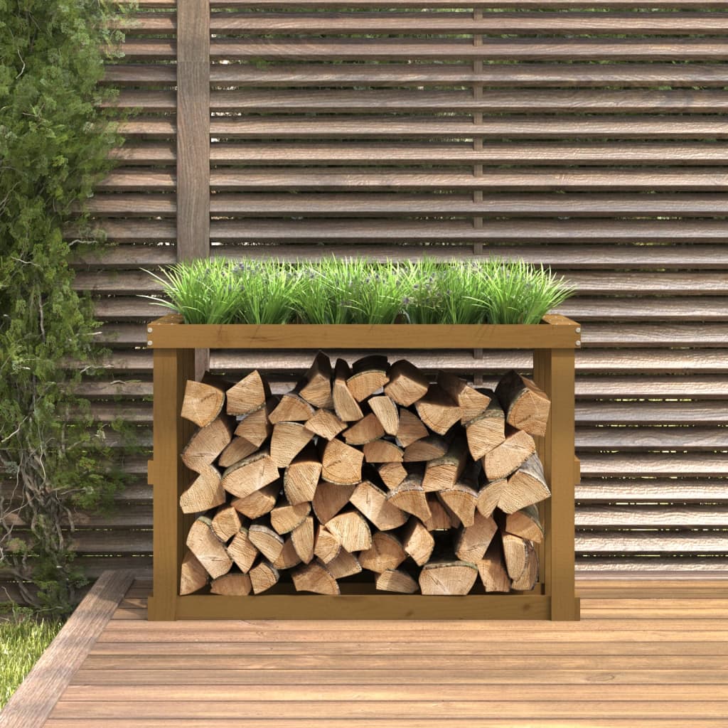 Porte-bloc de bois vidaxl 108x52x74 cm