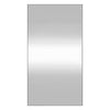 Miroir mural vidaxl 50x100 cm verre rectangulaire