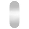 Miroir mural vidaxl 15x40 cm verre ovale