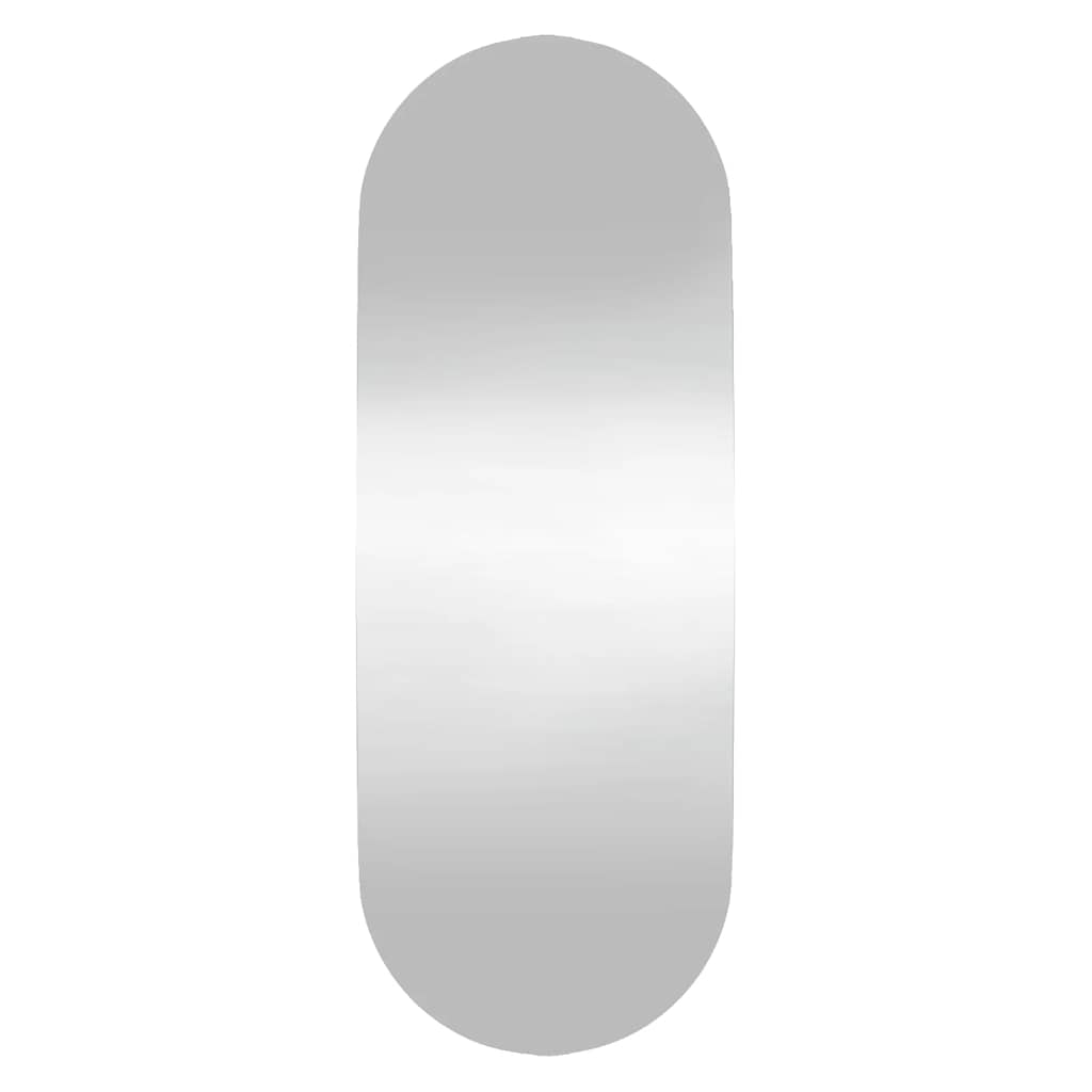 Miroir mural vidaxl 15x40 cm verre ovale