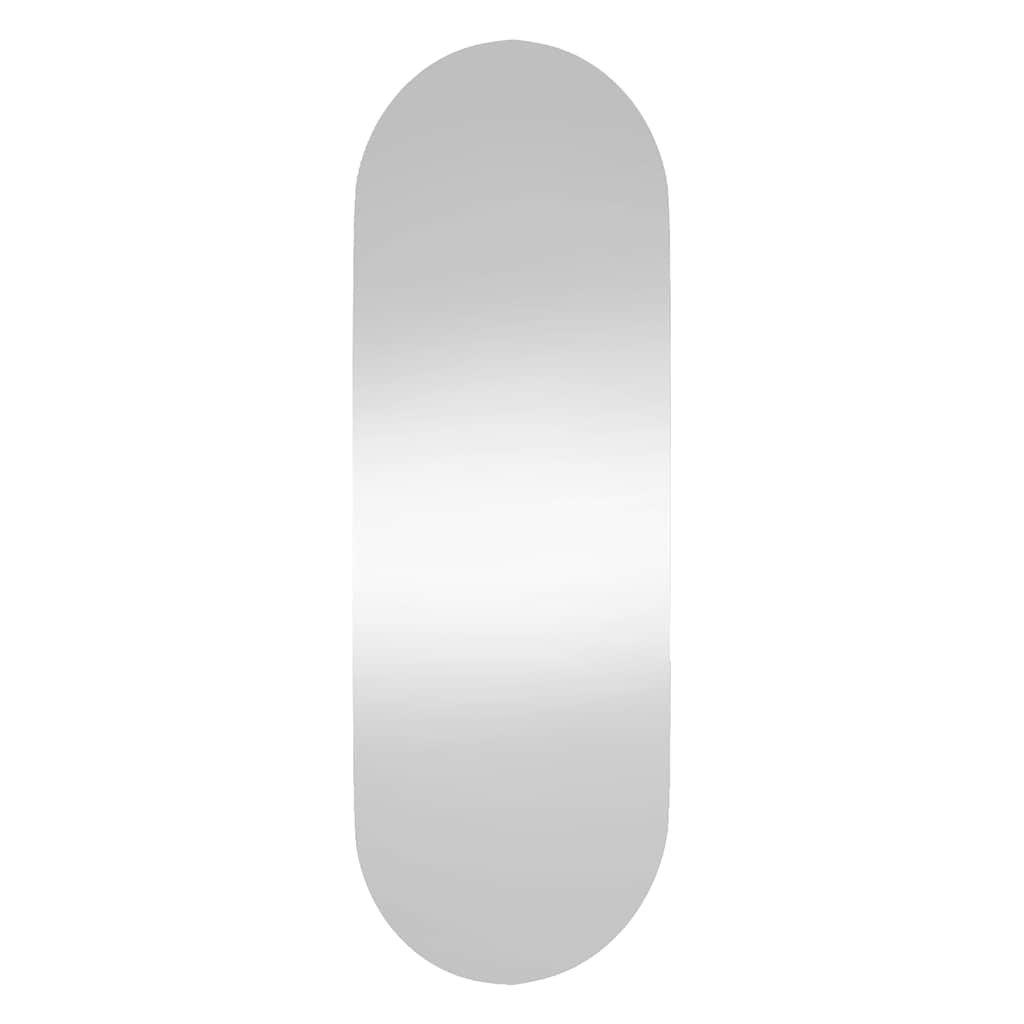 Miroir mural vidaxl 15x40 cm verre ovale