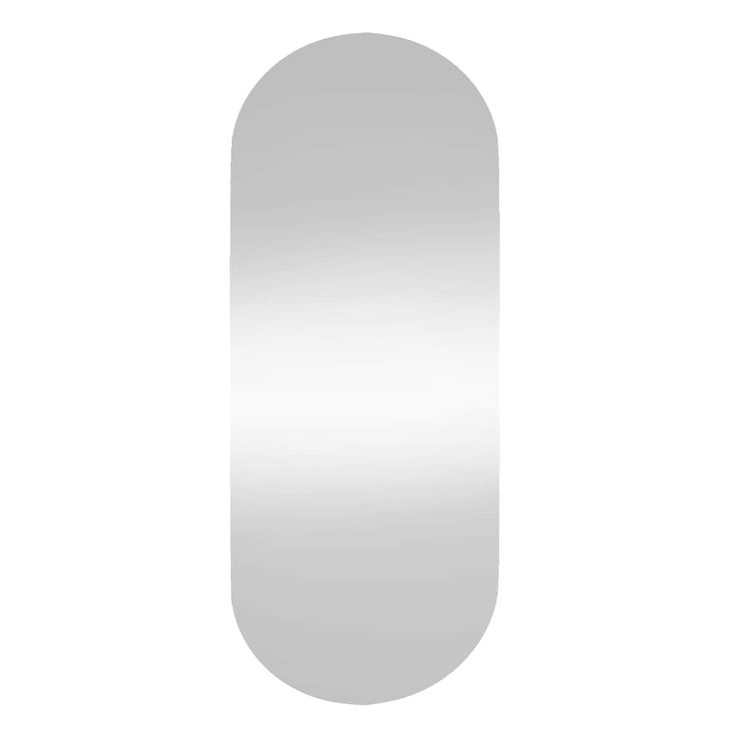 Miroir mural Vidaxl 30x70 cm Verre ovale