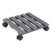 Vidaxl Plant Trolleys 4 ST 30x30x7,5 cm HKC Gray