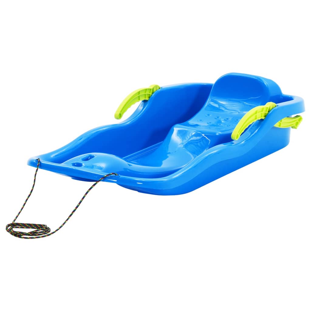 Slee vidaxl avec freins 87x40x18 cm bleu polypropène