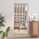 Vidaxl Porte intérieure 93x201.5 cm Verre ESG et aluminium blanc