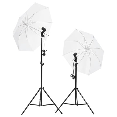 Ensemble de studio photo Vidaxl avec jeu d'éclairage, écran d'arrière-plan et réflecteur